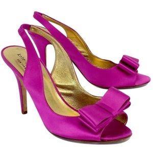 NEW Kate Spade Bow Slingback, Fuchsia